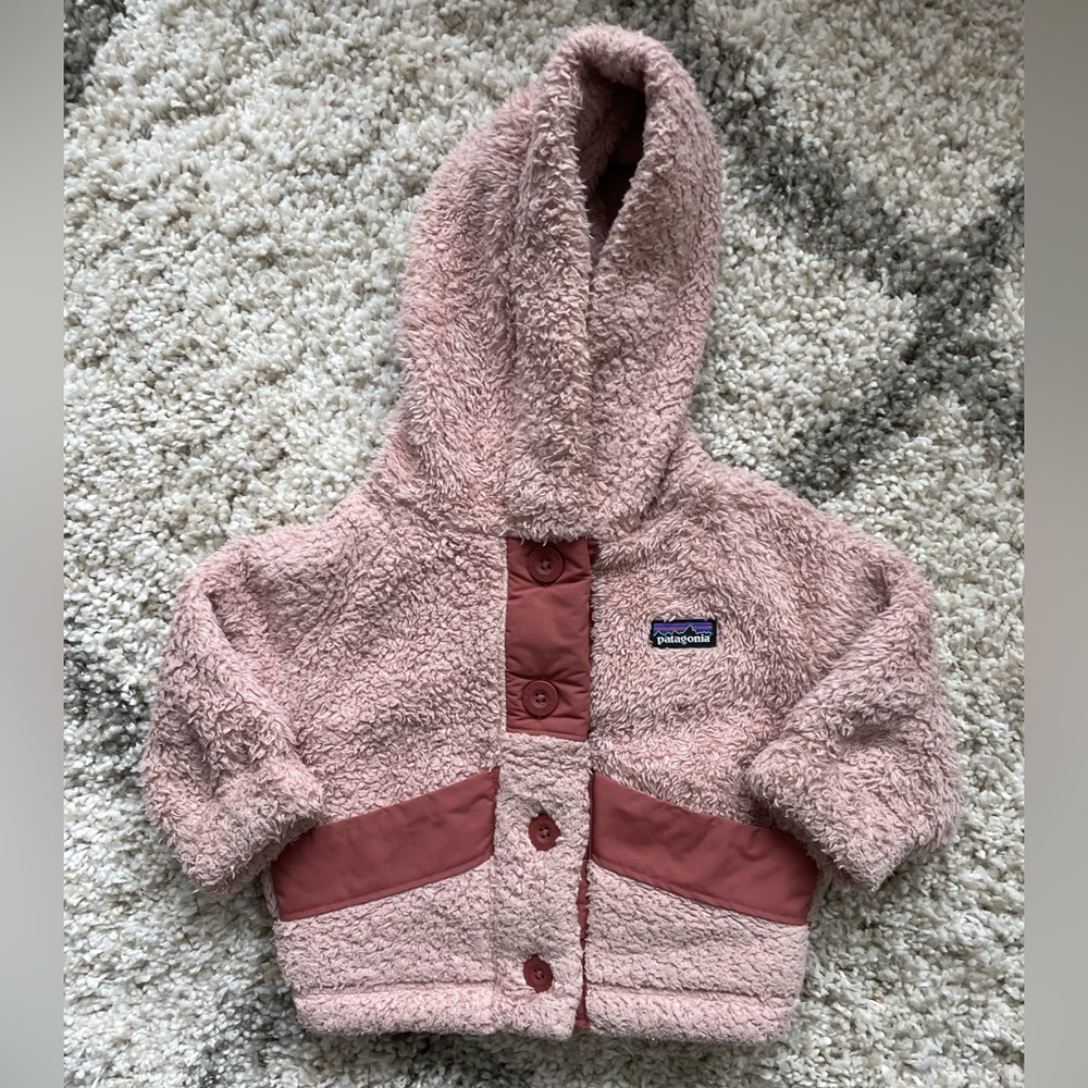 Patagonia Baby Los Gatos Button-Up in Pink - 18 Months